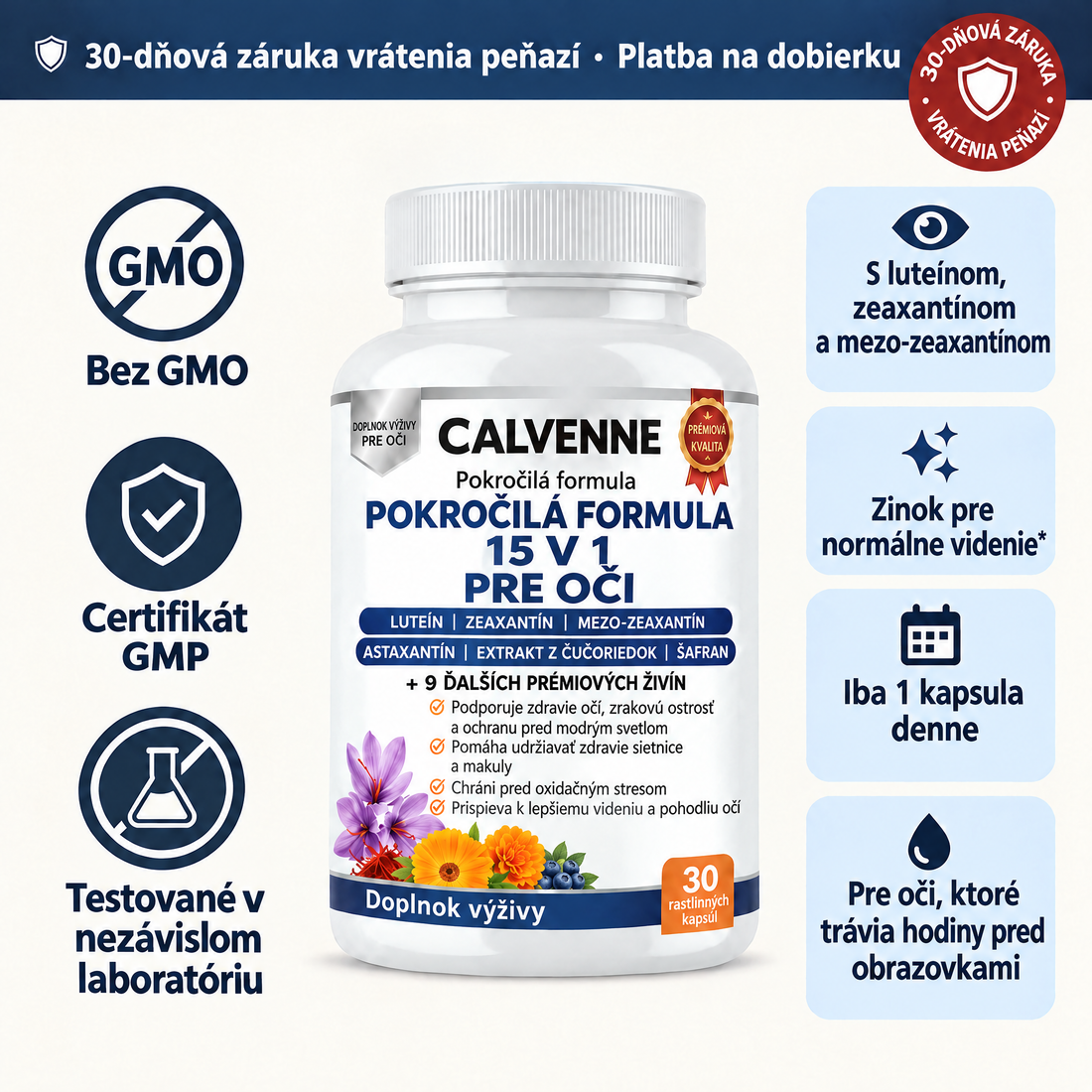 Calvenne 15 v 1 pokročilá formula pre oči